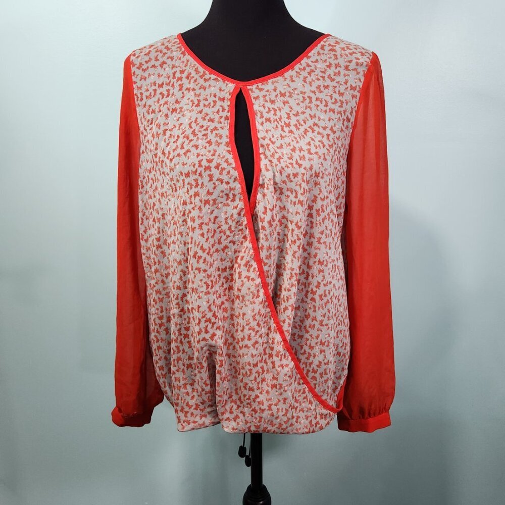 Akira Chicago Red Label Blouse Large Lot I